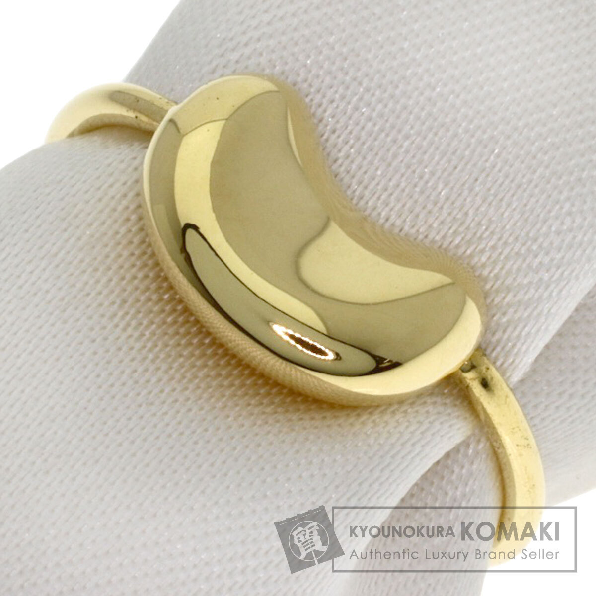TIFFANY&Co. ティファニー ビーン リング・指輪 K18イエローゴールド レディース 中古