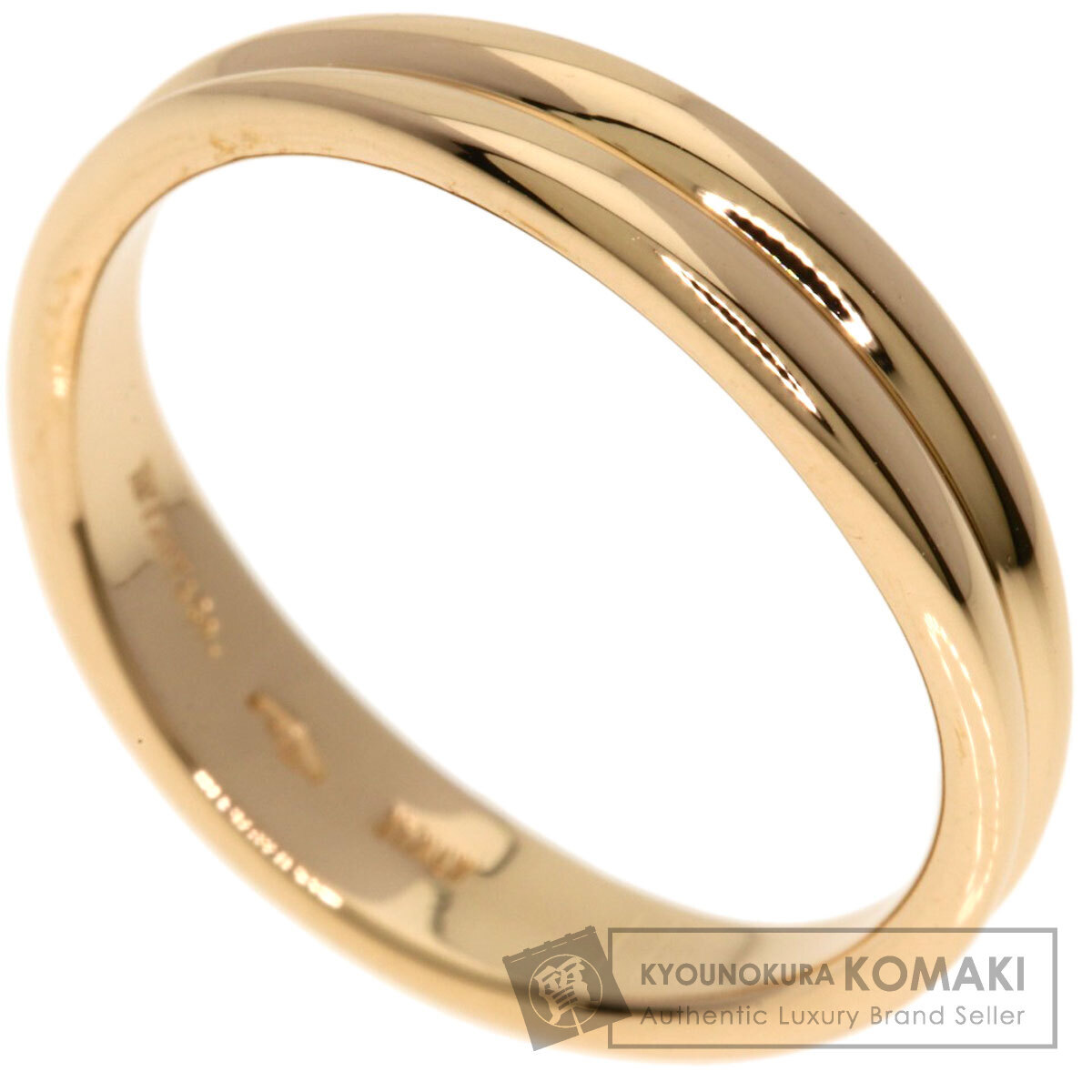 TIFFANY&Co. ティファニー ダブルウェーブ リング・指輪 K18ピンクゴールド レディース 中古