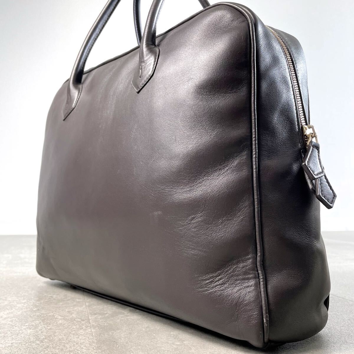 定価21万/入手困難◎ Cisei シセイ/チセイ　guji別注　オールレザー　ブリーフバッグ　ビジネス　A4可　ブラウン　茶　メンズ