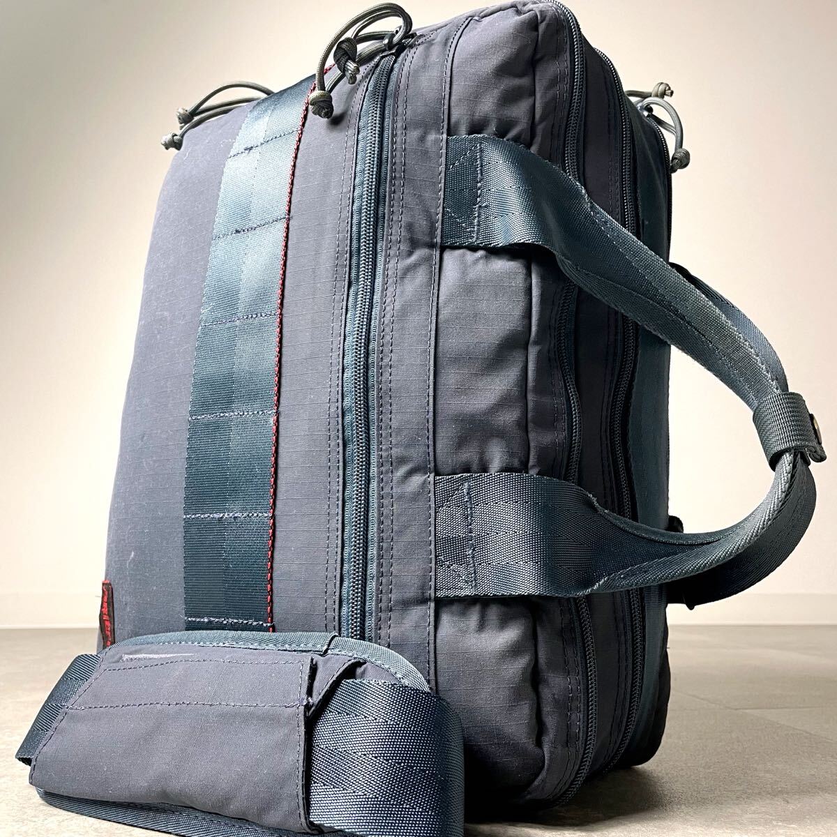 入手困難/美品◎ BRIEFING ブリーフィング 3way ビジネスバッグ リュック バッグパック バリスティックナイロン A4 PC 出張　ネイビー