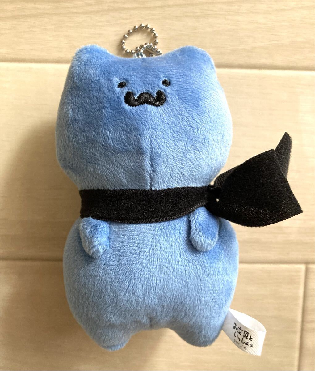 【お文具といっしょ〜ボールチェーン付きマフラーぬいぐるみ、猫さん】2024.12.16、レア！タイトー、お文具といっしょ