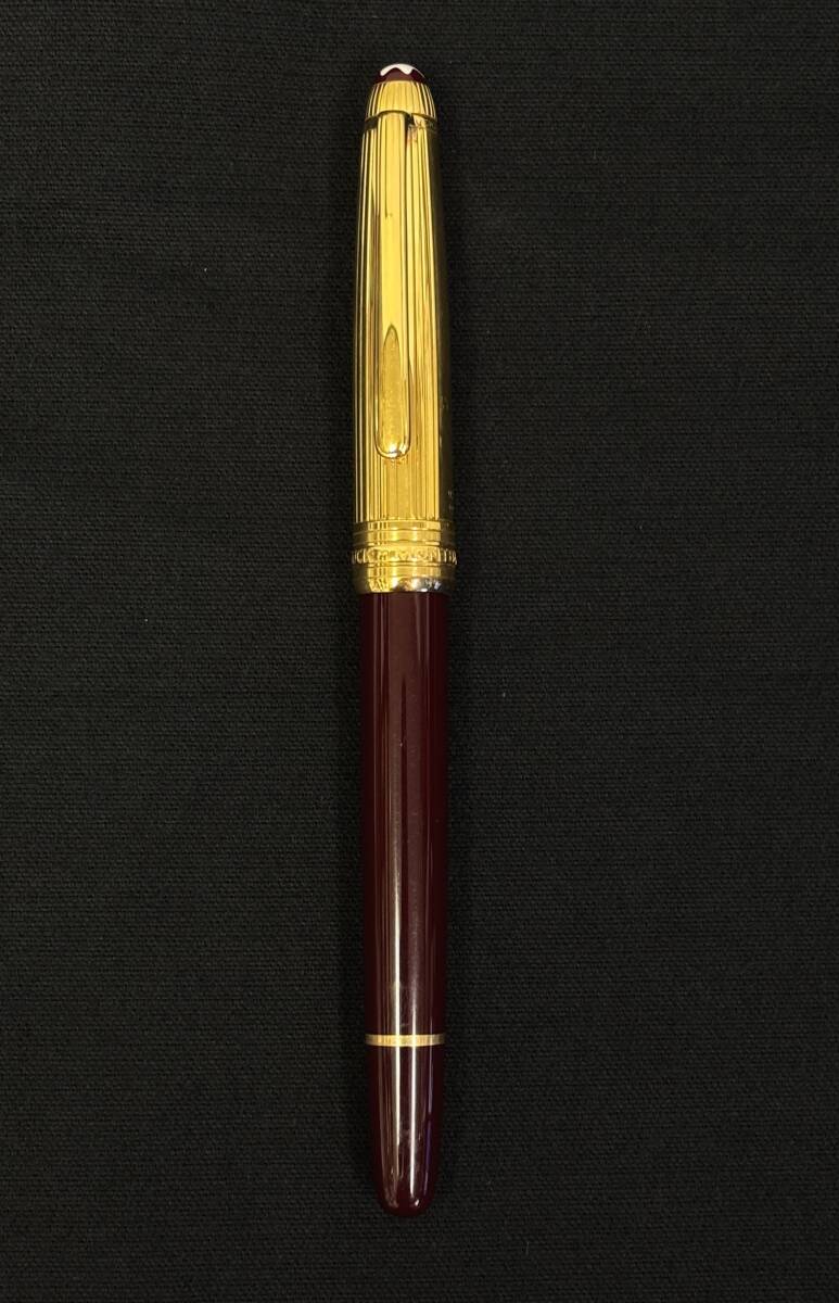 M1902/MONTBLANC モンブラン MEISTER STUCK ソリテール ドゥエ 約23.17g/METAL3 マイスターシュテック SILVER925 万年筆 ペン先18K