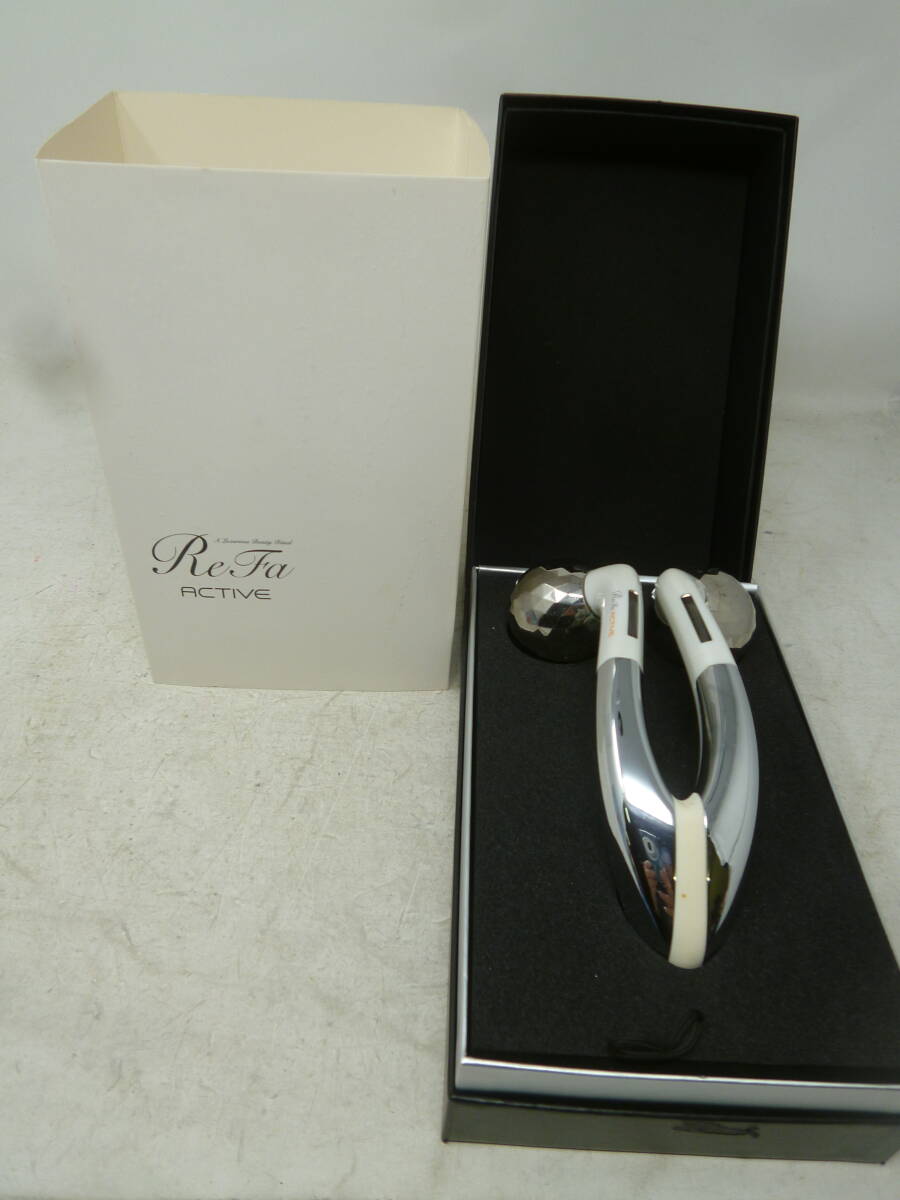 中古 MTG ReFa ACTIVE リファアクティブ RF-AC1929B-W [P-493] 送料無料(北海道沖縄・離島佐川急便中継料金がかかる地域は除く)　