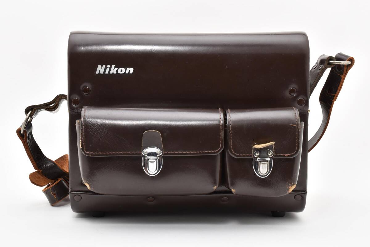 ★☆ 昭和レトロ！ Nikon ニコン 革製 カメラバッグ ケース ★☆