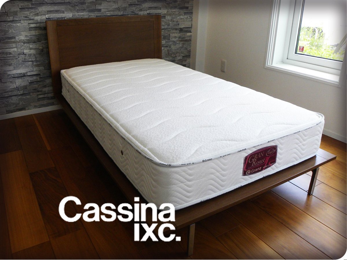 ■展示品■未使用品■Cassina ixc.■高級■CALM/カーム■IXC R&D■モダン■ポケットコイル■シングルベッド■40万■khhx2795k