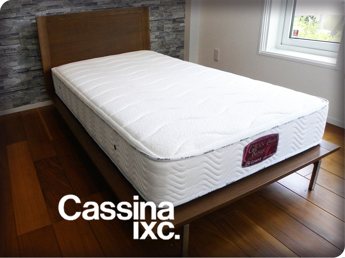 ■展示品■未使用品■Cassina ixc.■高級■CALM/カーム■IXC R&D■モダン■ポケットコイル■シングルベッド■40万■khhx2794k