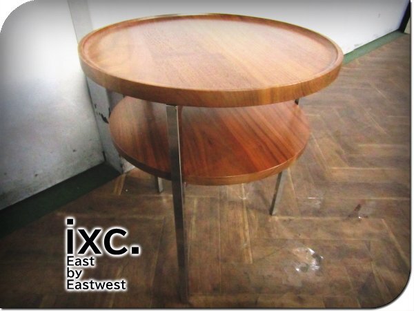 ■展示品■ixc.■高級■CALM/カーム■ブラックウォールナット材■IXC R&D■モダン■サイドテーブル■13万■khhx2818k