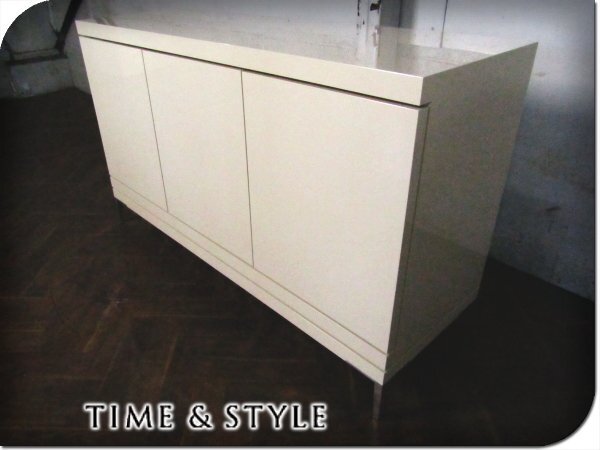 ■展示品■TIME&STYLE/タイム&スタイル■高級■ELLIPSIS C-121L/エリプシス■モダン■リビングキャビネット■35万■khhx2831m