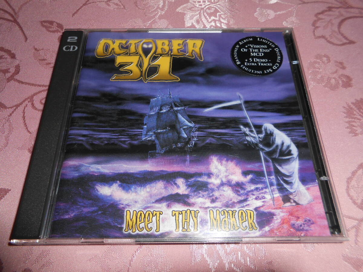 ★US正統派メタル★OCTOBER 31【MEET THY MAKER】限定2枚組CD / +Visions Of The End+5 Demo / オクトーバー31 / 80's HEAVY METAL