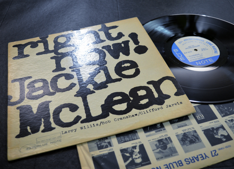 ★《オリジナル・完品》 スリリングなグルーヴを刻む、新生マクリーン久々のワンホーン・アルバム/JACKIE McLEAN - Right Now