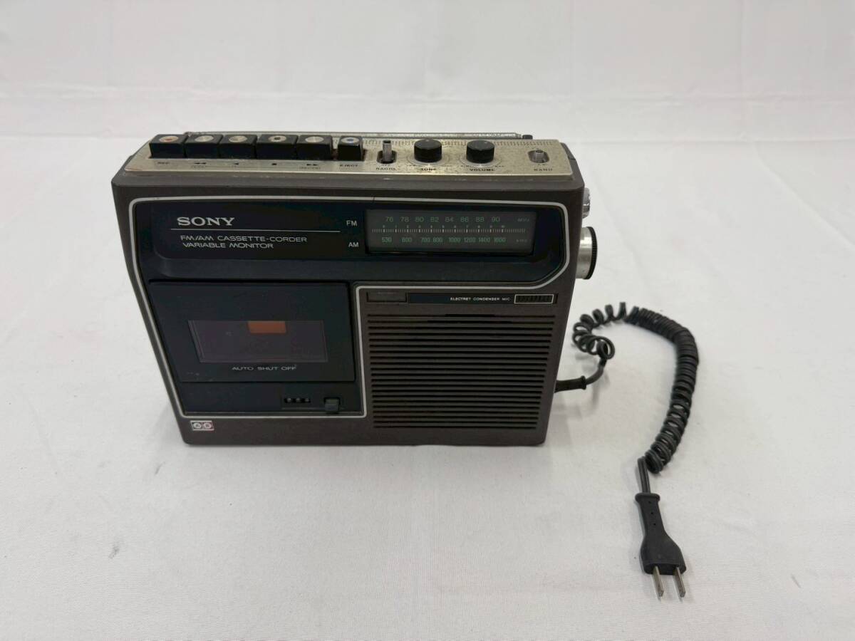 ★1円出品★SONY ソニー モノラルラジオカセットレコーダー CF-1600