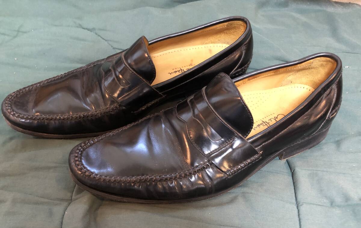 COLE HAAN コールハーン・ローファー スリッポン・10M ビジネスで！！　先とんがり系