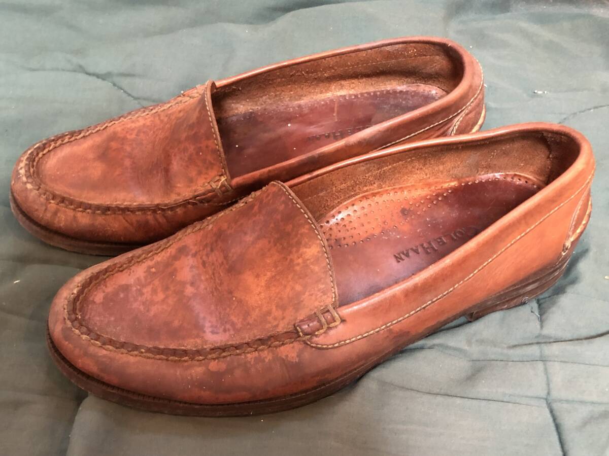 COLE HAAN コールハーン・ローファー スリッポン・9ハーフM カジュアルっぽい作り