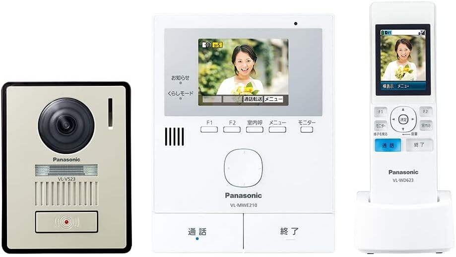 【WH-2373】未使用 Panasonic パナソニック ワイヤレスモニター付テレビドアホン VL-SWE210KLA