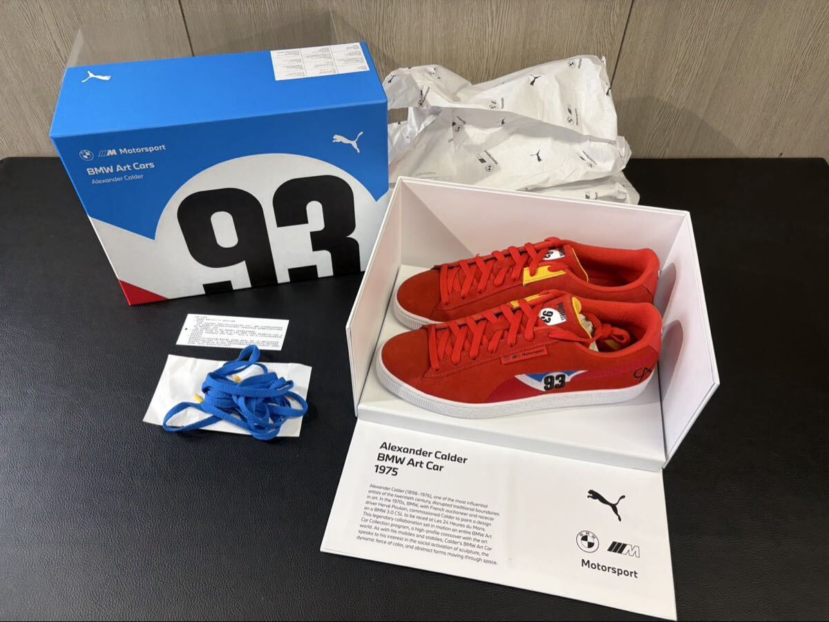 極美品☆限定品 PUMA x BMW M Motorsport スウェード カルダー 28cm 赤 93 アレキサンダーカルダー アートカー プーマ スエード スニーカー