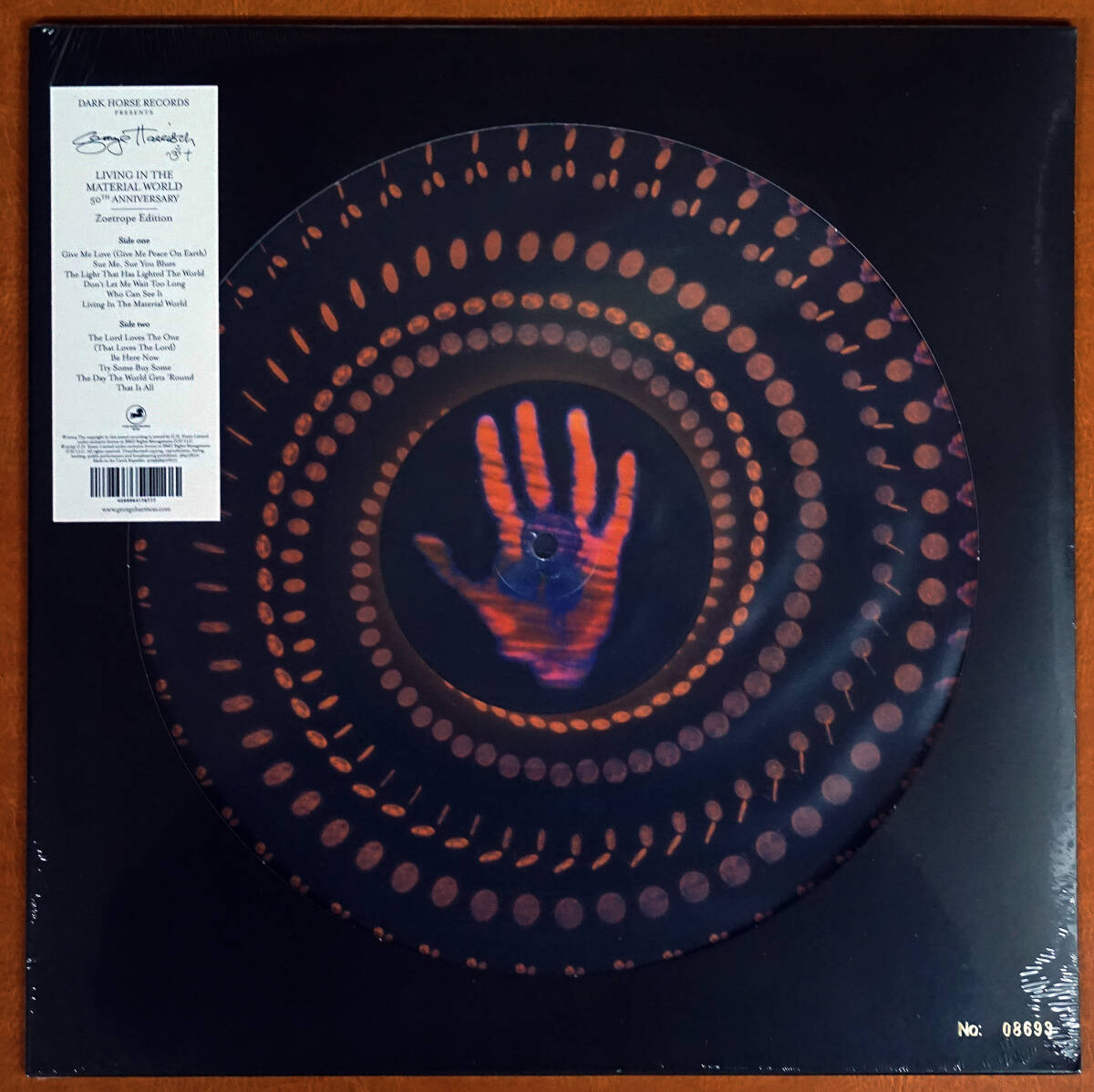 GEORGE HARRISON / Living in The Material World RSD2025限定 ZOETROPE Picture LP 未開封新品ラスト