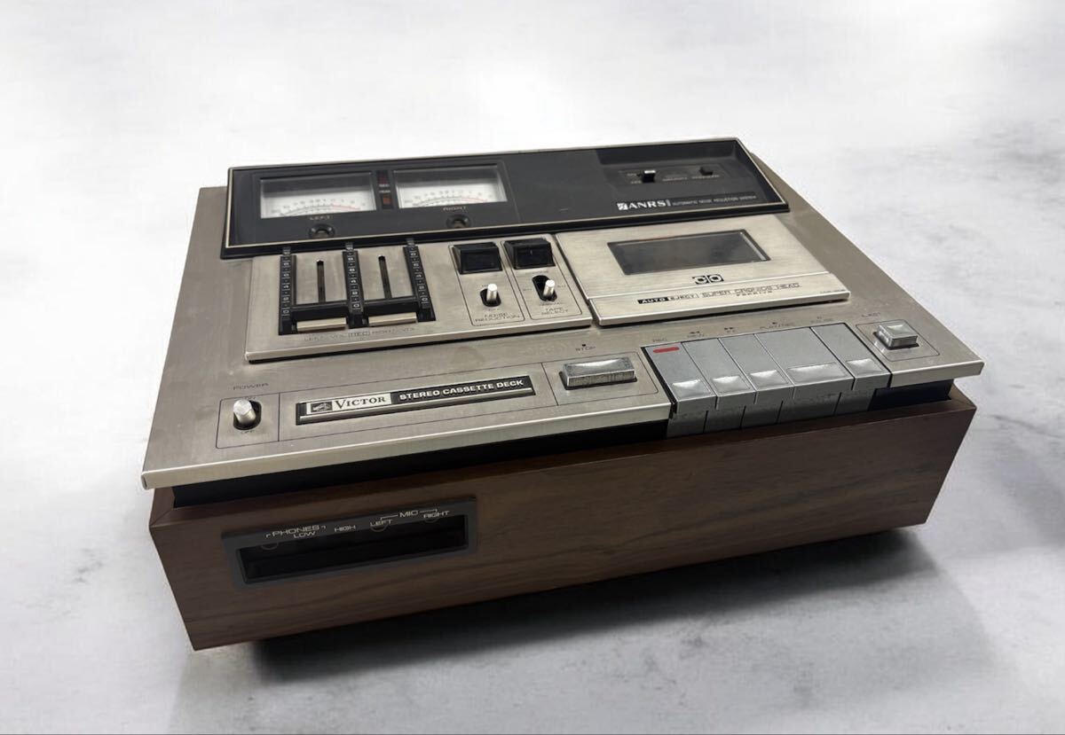【通電確認済】 Victor / ビクター / ステレオカセットデッキ / STEREO CASSETTE DECK / CCR-668 / オーディオ機器 / 昭和レトロ