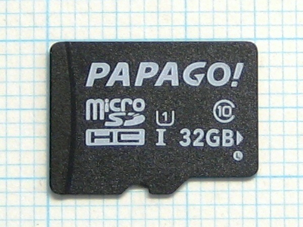 ★PAPAGO micro SDHC メモリーカード ３２ＧＢ 中古★送料８５円・１８５円
