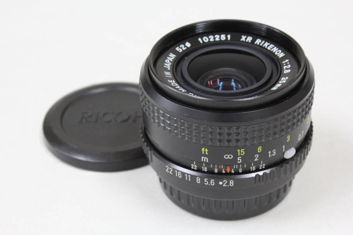■ピントリング動作しました■　リコー（RICOH）　XR RIKENON 35mm F2.8　■整備してご利用下さい■