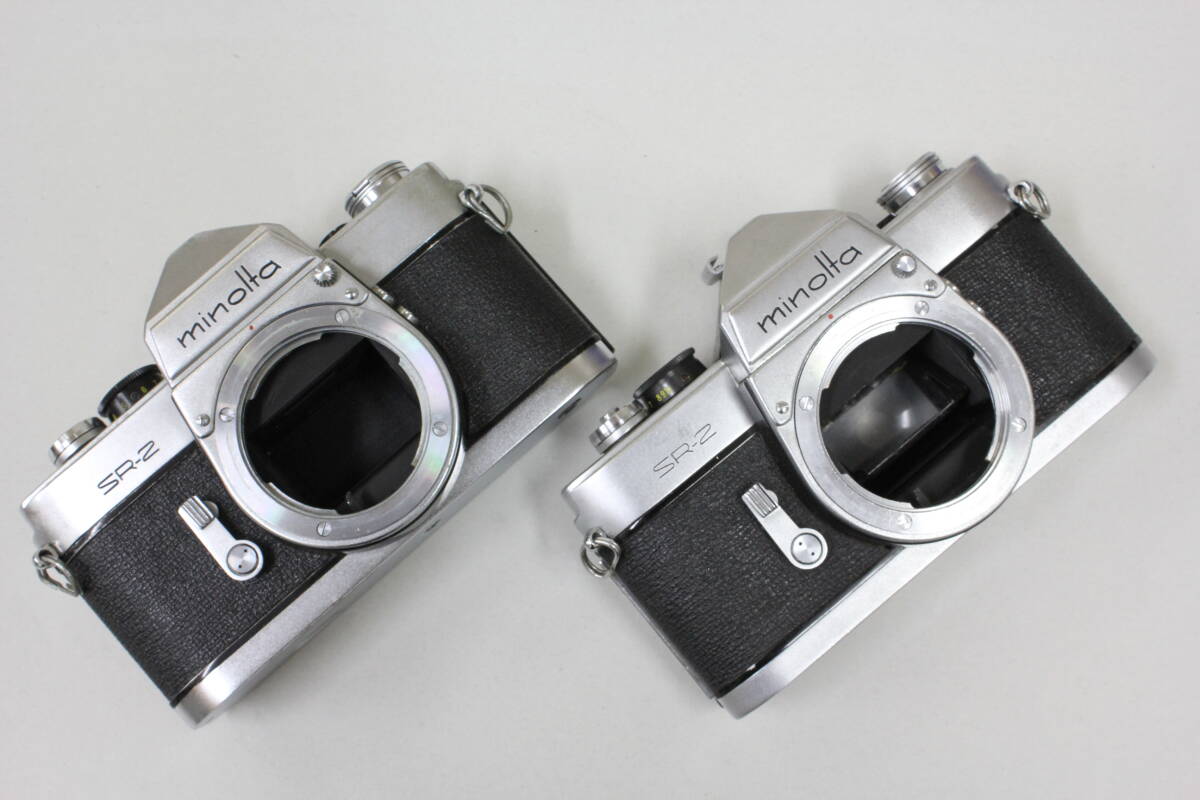 ■ジャンク品■　ミノルタ（MINOLTA）　SR-2 Body 2台　■修理したり部品取り等にどうぞ■