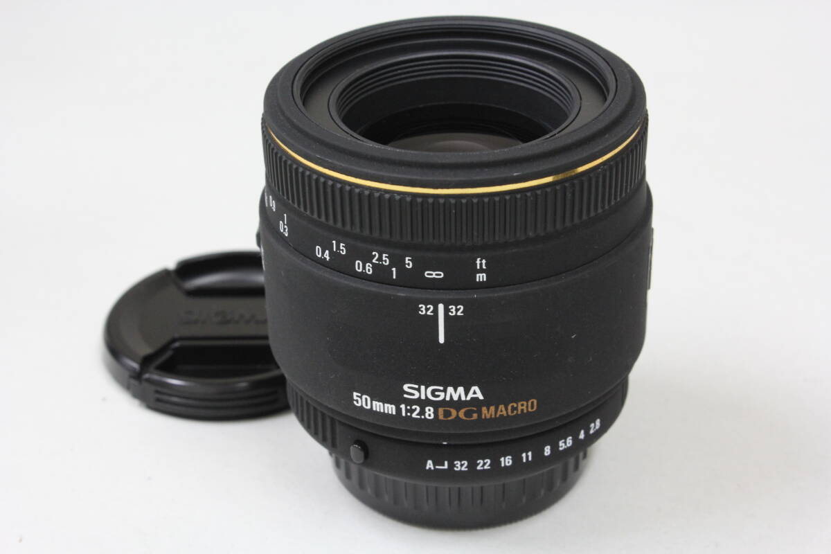 ■動作確認済■　シグマ（SIGMA）　50mm F2.8 EX DG MACRO PENTAX ペンタックス Kマウント　■実用品としてご利用下さい■