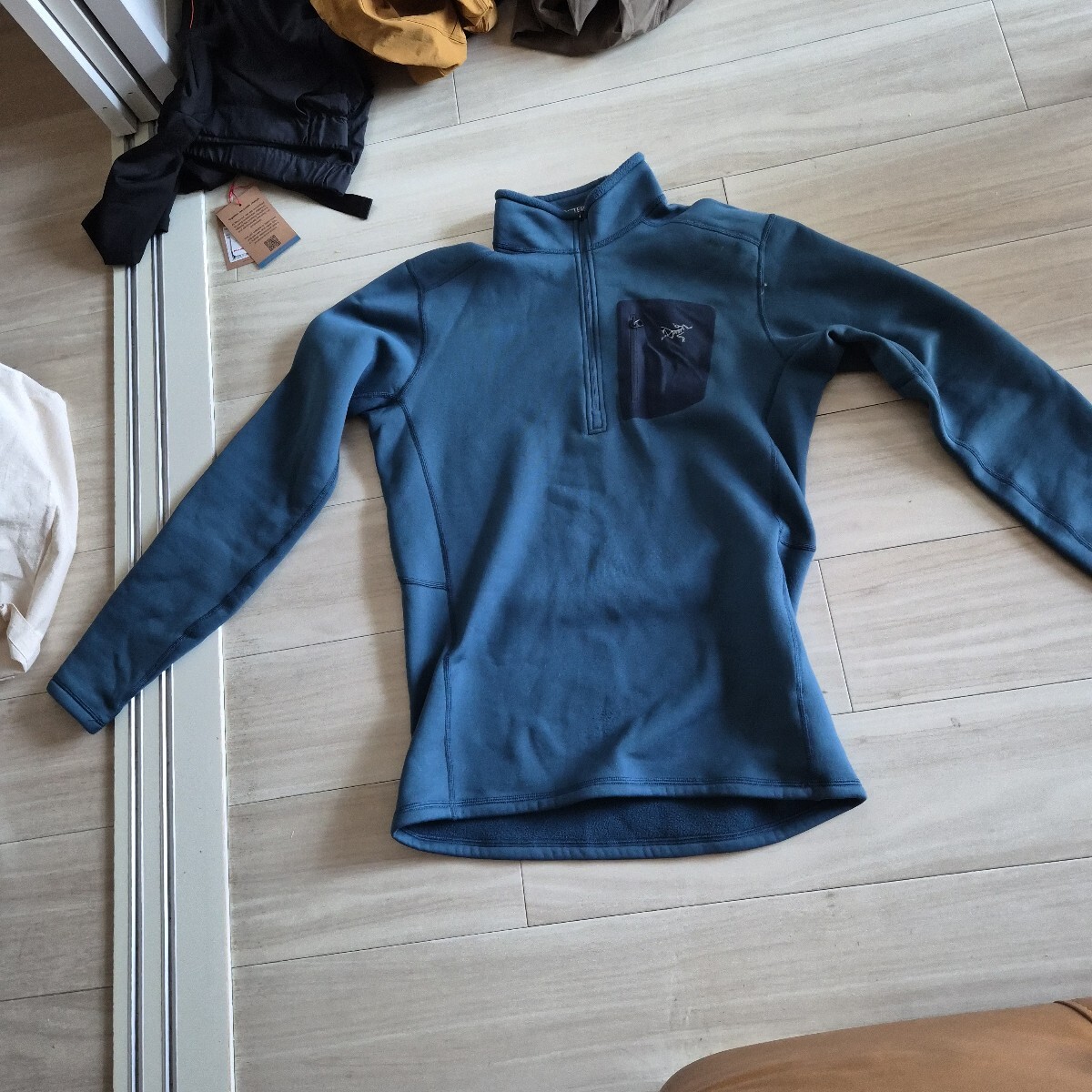 ARC'TERYX アークテリクス ハーフジップ ローヘビーウェイト　M　青系