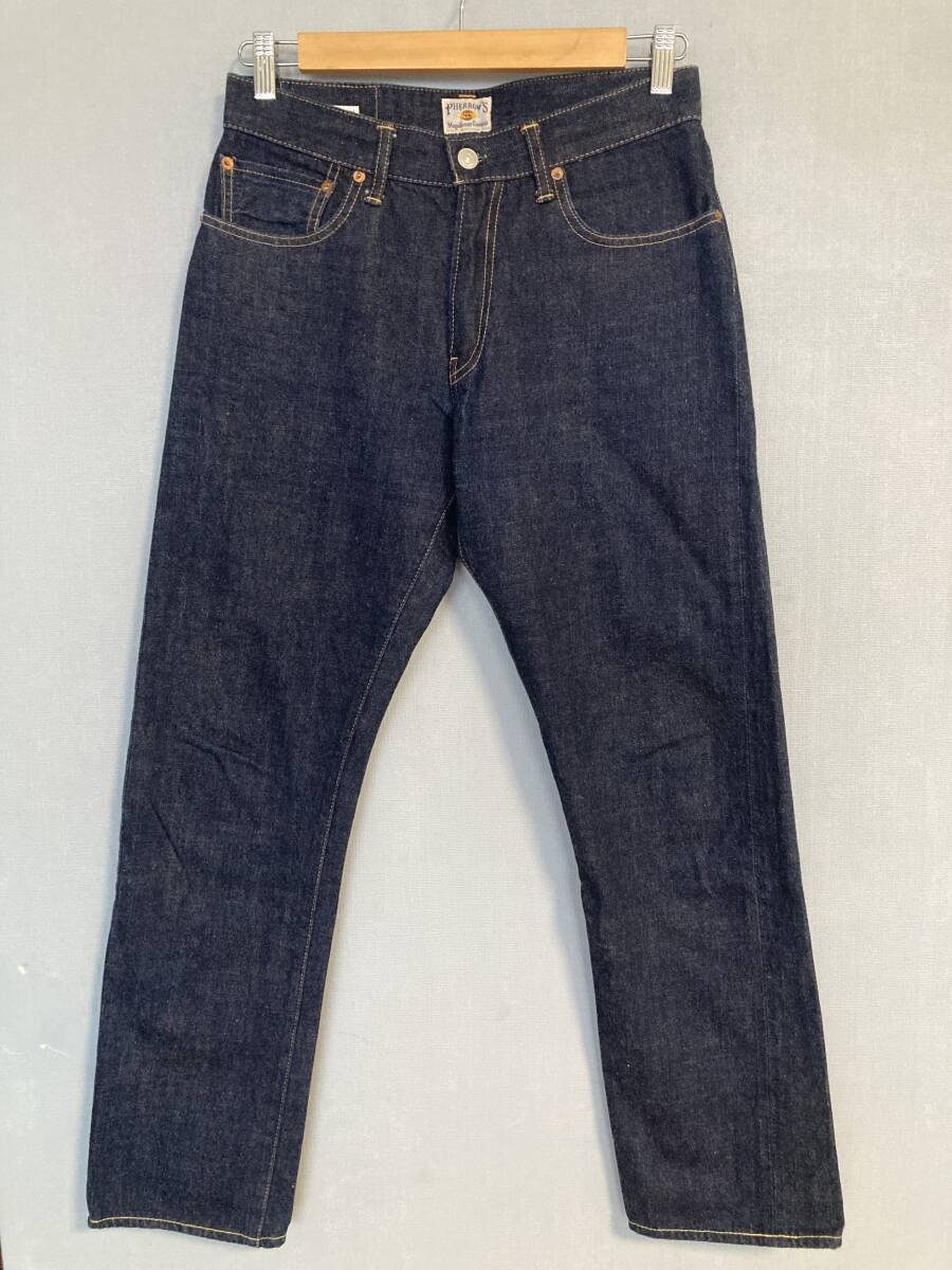 ★濃紺 美品 Pherrow's フェローズ 441 セルビッチ デニムパンツ W31 日本製 ジーンズ MADE IN JAPAN