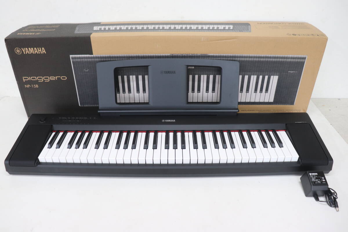 ◎B050◎18◎YAMAHA ヤマハ NP-15B 電子ピアノ キーボード Piaggero '24年製 動作確認済み