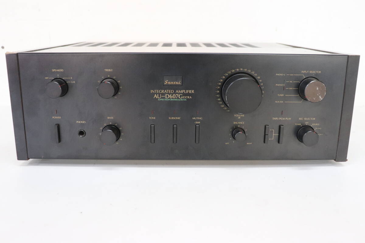 ◎B061◎12◎Sansui サンスイ 山水 AU-D607G EXTRA プリメインアンプ 通電確認済み ジャンク