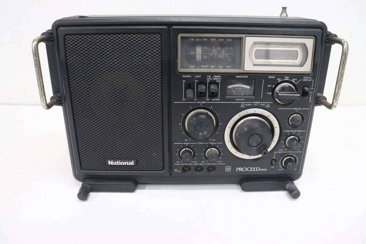 ◎C070◎10◎National ナショナル BCLラジオ PROCEED プロシード RF-2800 ジャンク