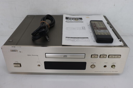 ◎A068◎12◎取扱説明書、リモコン付き DENON デノン DCD-1650AR CDプレーヤー CDデッキ 通電確認済み ジャンク品