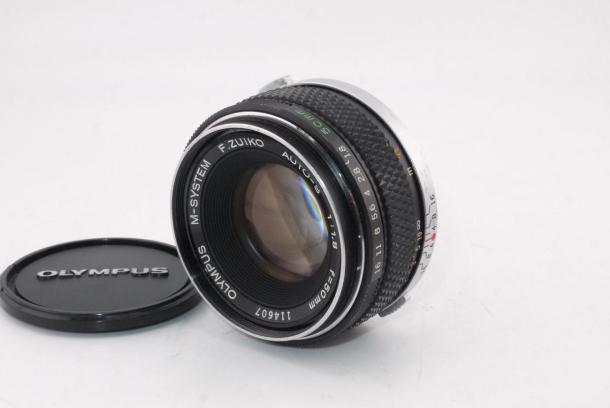 ★希少品★ -Mシステム- オリンパス OLYMPUS M-SYSTEM F.ZUIKO AUTO-S 50mm F1.8 FTL用 単焦点 オールドレンズ #2687 #0033