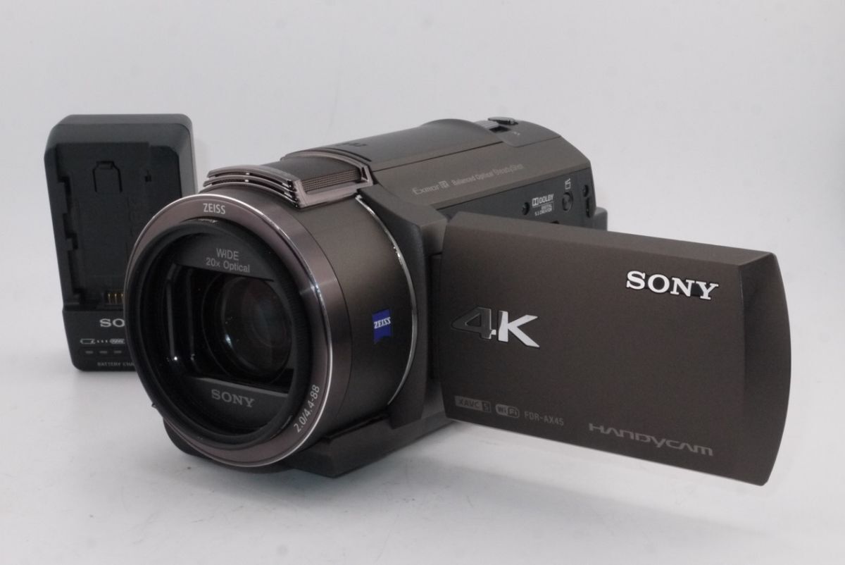 ★良品★ソニー SONY FDR-AX45 TI デジタル4K ビデオカメラ レコーダー #2682 #0084