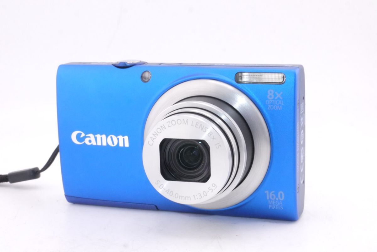 ★極上美品★キヤノン CANON PowerShot A4000 IS PC1730 ブルー コンパクトデジタルカメラ #2703 #4471