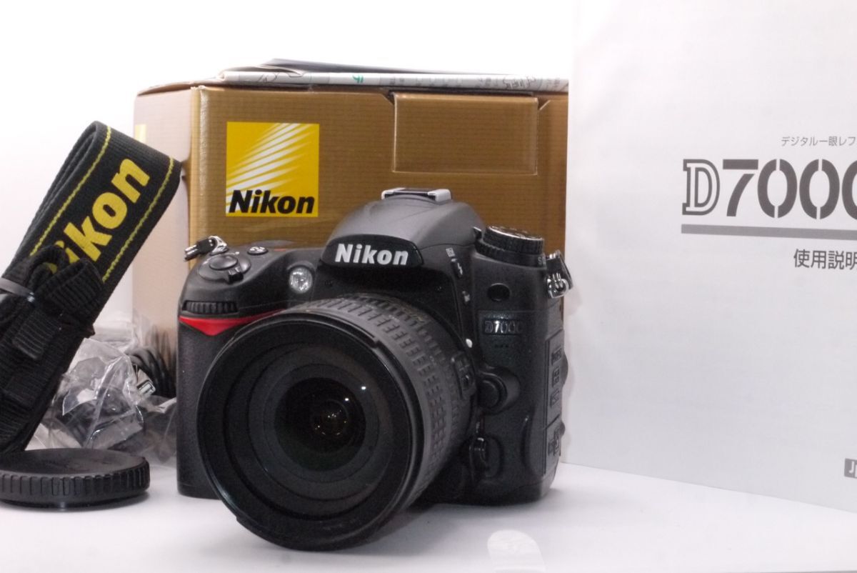 ニコン NIKON D7000 ＋ AF-S NIKKOR 18-70mm F3.5-4.5G ED バッテリー充電器 元箱付き ボディレンズセット #2760 #0021