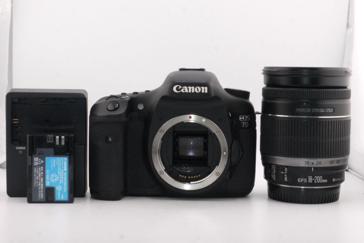 ★良品★キヤノン CANON EOS 7D ＋ レンズキット EF-S 18-200mm F3.5-5.6 IS #2764 #0781
