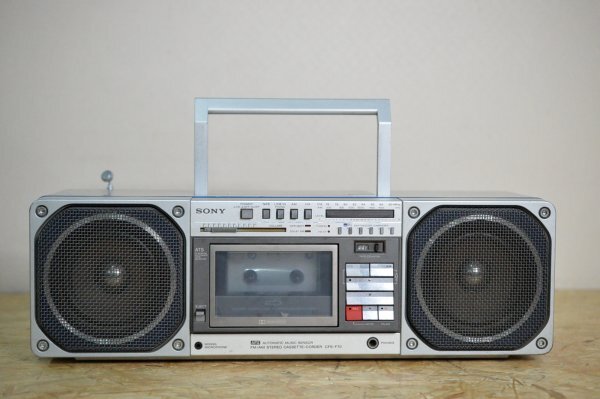 最高級 SONY ソニー ラジカセ FM/AM ステレオ カセットコーダー CFS-F70 希少 名機 昭和レトロ