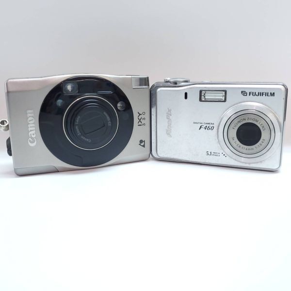 [60/B6-5/251018/539/582/TS300] カメラ2点まとめ Canon IXY330 / FUJIFILM FinePix F460　通電未確認