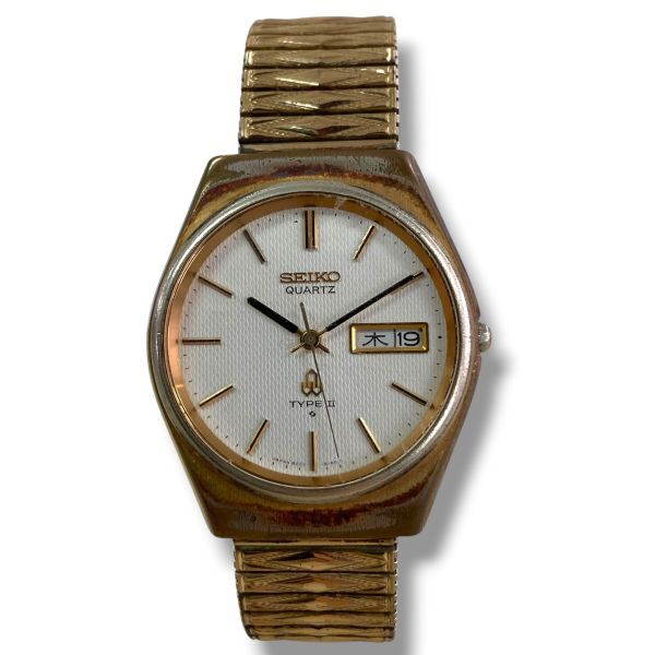 [60/B6-36/260508/11812/4467/SA300] 【裏蓋文字有】SEIKO セイコー 8223-8090 クォーツ 腕時計 現状品