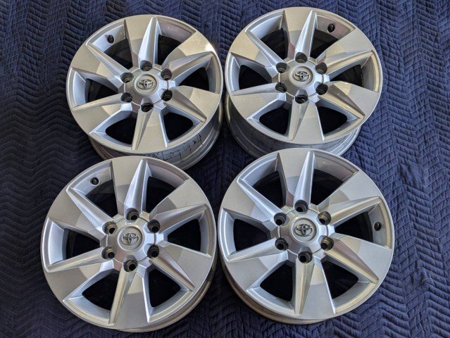 GDJ150W ランドクルーザープラド 純正 アルミホイール 17インチ 4本セット 17×7.5J 6穴 PCD139.7 +25 42611-06D50