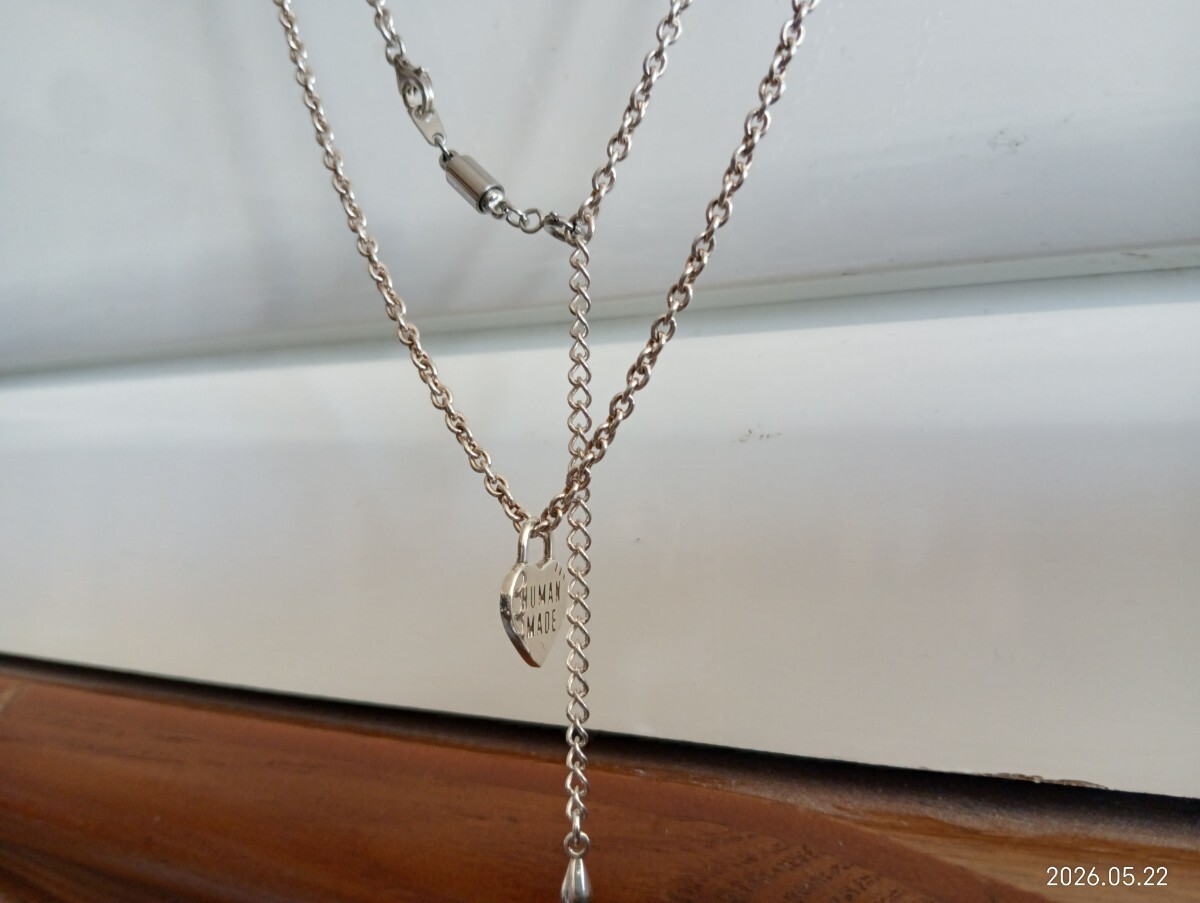 HUMAN MADE.silver925ネックレス ハート