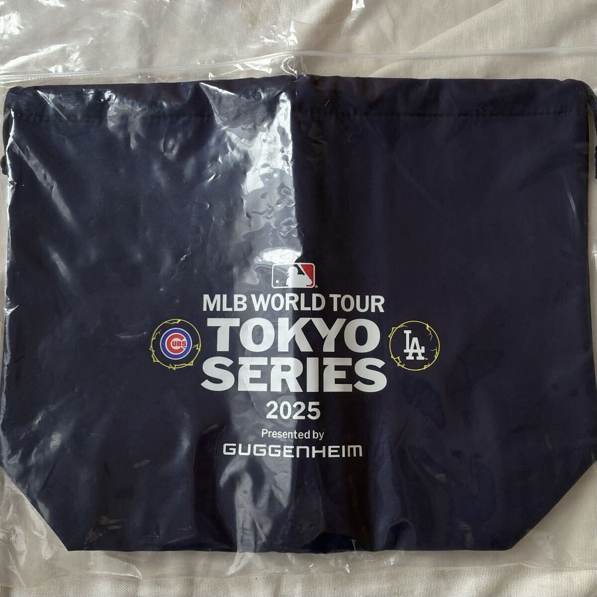 MLB 東京シリーズ プレミアムラウンジ保冷巾着袋 記念品 ノベルティ