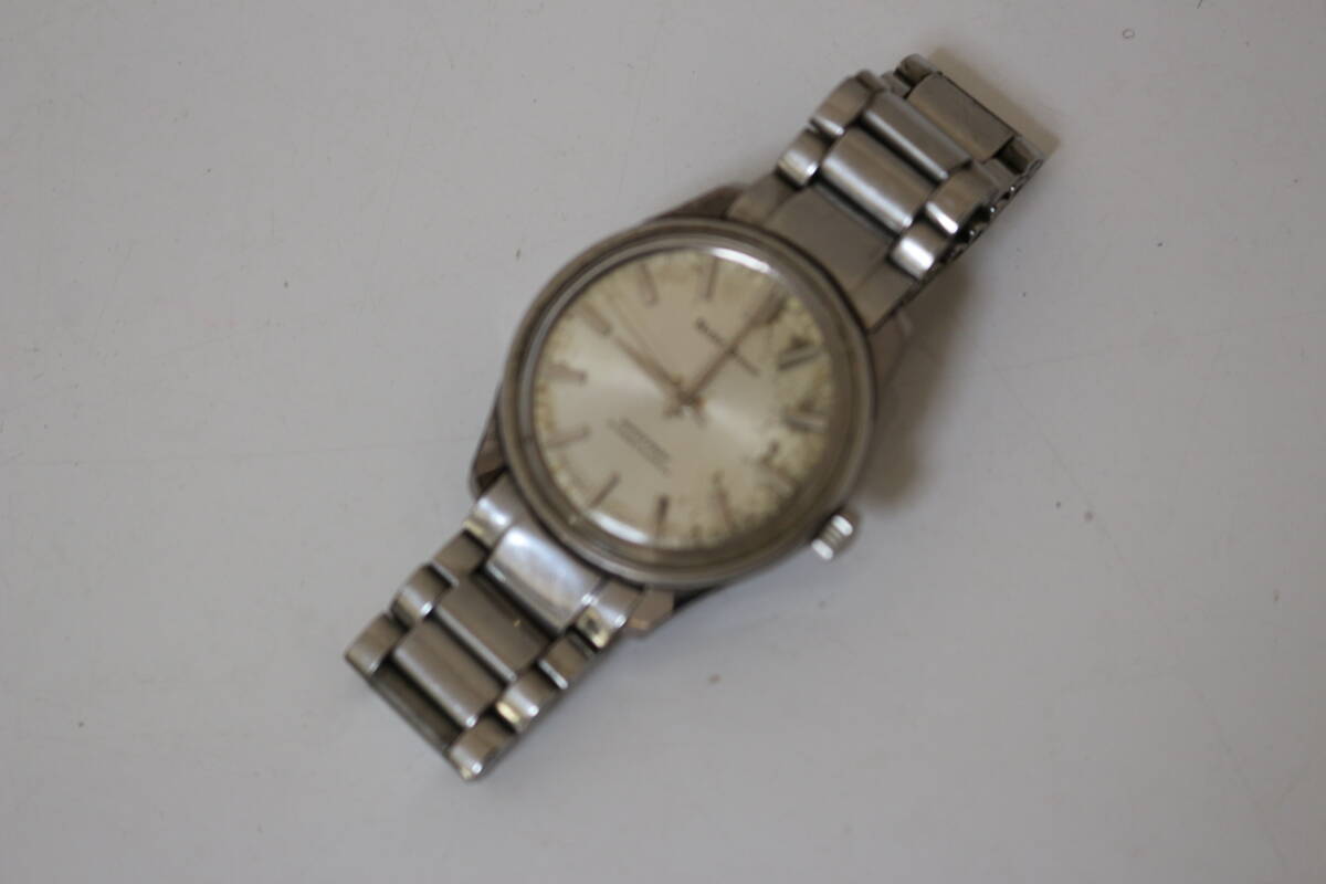 Seiko Crown 時計 腕時計 DIASHOCK 21JEWELS シルバーカラー オートマ メンズ 紳士 自動巻き セイコークラウン 激安1円スタート