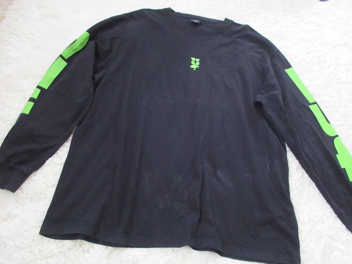 ブランド 衣類 服 XXL ブラック 黒 サイズ HUF ロンティー ロンT トップス メンズ サイズ XL 男性 衣類 服 爆安 1円スタート