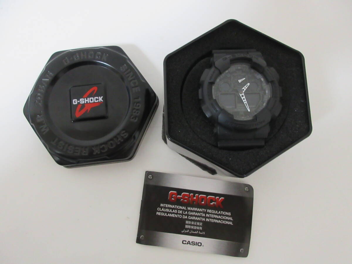 CASIO カシオ G-SHOCK GA-100 時計 ジーショック gshock 5081 G ショック ブラック 黒 時計 腕時計 人気 ブランド 爆安 1円スタート