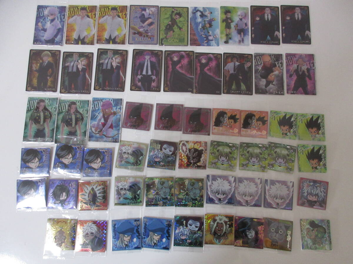 HUNTER×HUNTER カード ゴン ハンターハンター キルア レオリオ サトツ ハンゾー おまとめ 大量 激安1円スタート