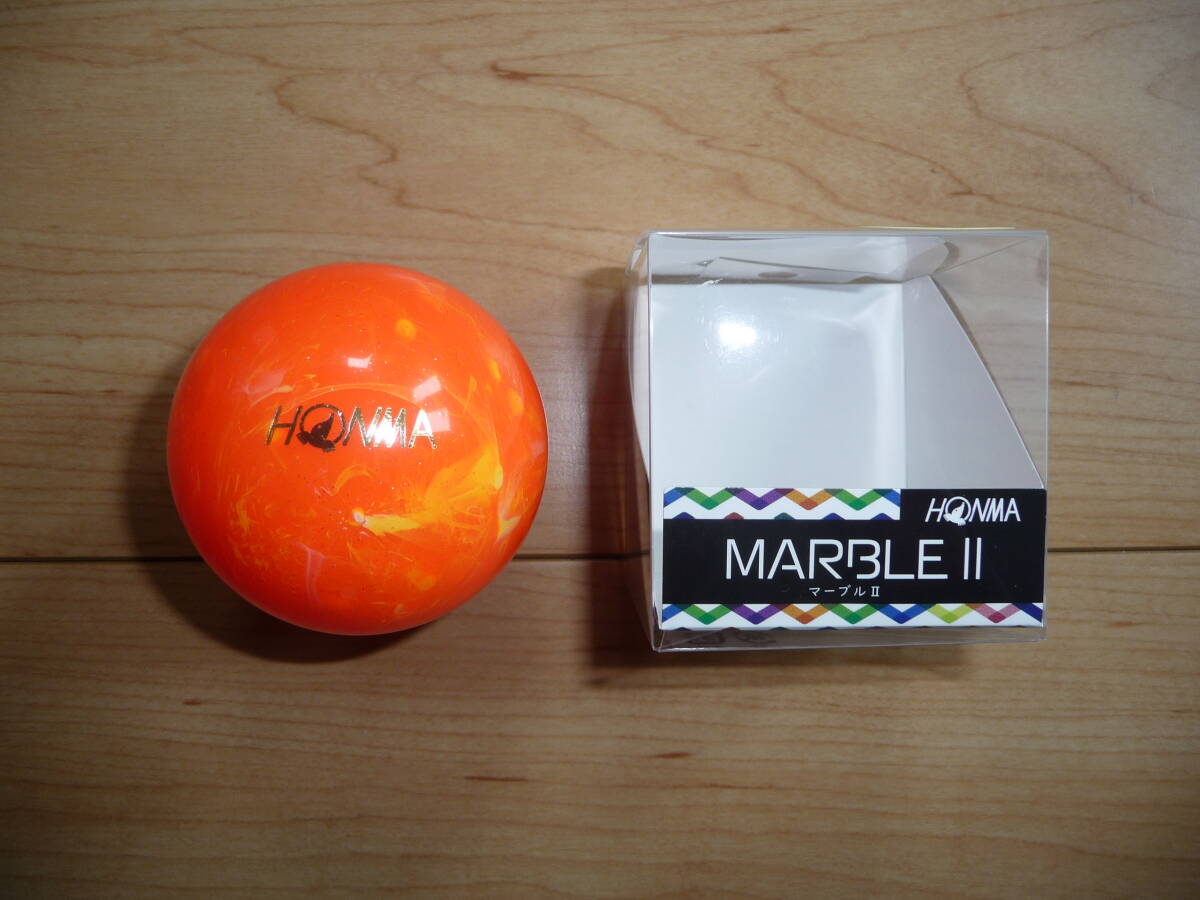 ホンマ MARBLEⅡ（マーブル2）オレンジ パークゴルフボール HONMA
