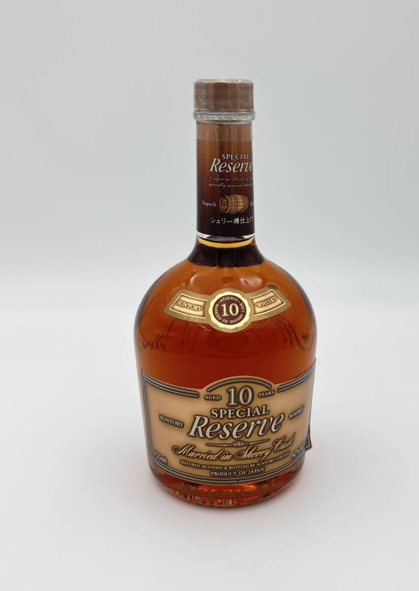 ウイスキー 酒 サントリー SUNTORY 未開封 スペシャルリザーブ 10年 シェリー樽仕上げ 700ml 40% 古酒 終売品 美品 レア