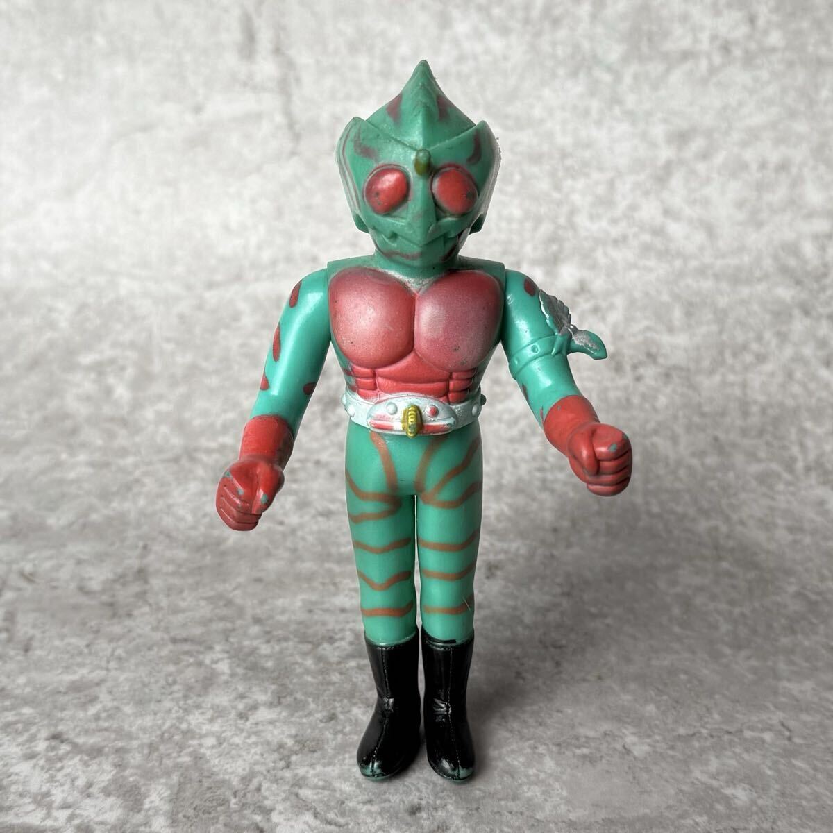 当時物 ポピー 仮面ライダーアマゾン ソフビ アマゾン ソフビ / 絶版 ミニソフビ ミニサイズ 昭和 ヴィンテージ ソフビ人形 フィギュア