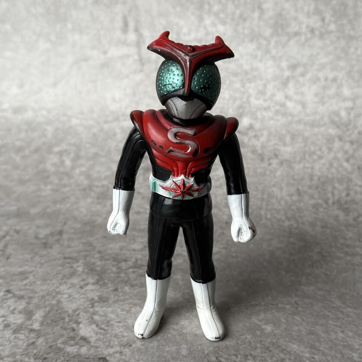 当時物 ポピー 仮面ライダーストロンガー 仮面ライダー ソフビ / フィギュア 絶版 玩具 おもちゃ 昭和 ヴィンテージ 昔 古い ミニソフビ